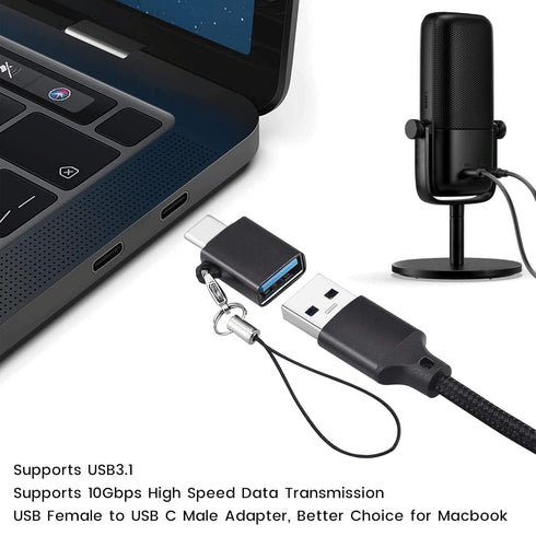 weishan USB C Cable for Elgato HD60 S+, HD60 X Game Capture Card & Wave 3, XLR Condenser Mic - Super Fast Charging Cable with Adapter, 6.6ft Long...