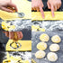 Ravioli Stamp Set (Set of 5), Ravioli Maker Cutter with Wooden Handle–for Ravioli, Pasta, Dumplings Lasagna, Pierogi, Leading Dough Cutter and Pre...