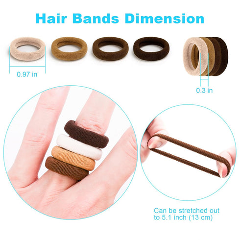 Toddler Hair Ties, Kids Hair Ties, Small Hair Bands and Girls Elastic Ponytail Holders for Baby Girls (Diameter 0.97 Inch?...