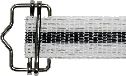 Electric Fence Poly Tape Splicer,12 PCs Polytape Buckles, Suitable for Fence Tape up to 1.58 inch, Fencing Polytape Connector, Connector for Elect...