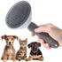 Cat Grooming Brush with Release Button Gently Removes Loose Undercoat, Tangles and Mats for Cats and Dogs Ideal for Long and Short Hair Suitable f...