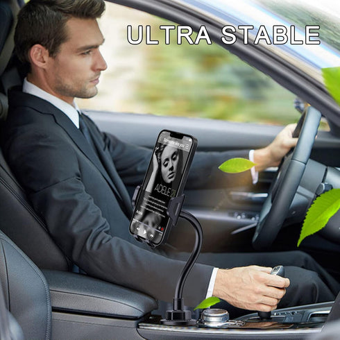Lopnord Car Phone Holder Mount Cup Holder, Phone Mount for Car Compatible with iPhone 15 14 Pro Max/Samsung Galaxy S24 S23 S22 Ultra, Cell Phone H...