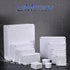 LeMotech Junction Box with Reserved Holes ABS Plastic Electrical Box IP65 Waterproof Dustproof Project Enclosure for Electronics White 7.9 x 6.1 x...