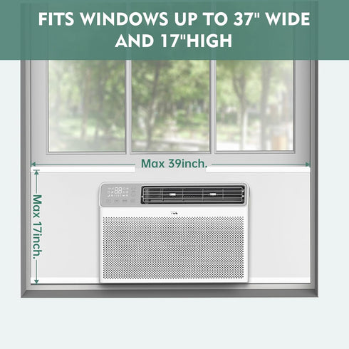 Window Air Conditioner, Side Insulated Foam Panel, Summer/Winter Heat and Draft Insulation 03EVA002WHITE, One Piece Full Surround Insulation Panel...