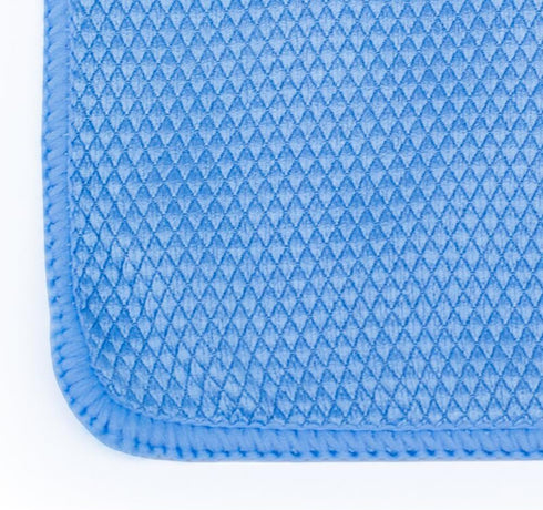 The Rag Company - Diamond Weave Glass & Window - Detailing Towels to Polish Mirrors & Chrome, Snakeskin Like Texture, Lint-Free, Streak-Free, 280g...
