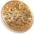 Vintage Hollow Embossed Metal Shank Sewing Buttons 20 Pcs - 18mm, 23/32"...