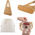 Ayliss Women Mini Clutch Handbag Tote Cotton Crochet Bucket Top-handle Drawstring Beach Woven Fishing Net Pouch Purse...