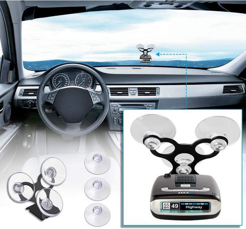 Radar Detector Suction Cup Mount Holder Compatible with Escort MAX, Max 2, MAX360 (Not for MAX360C Cradle Radar)...