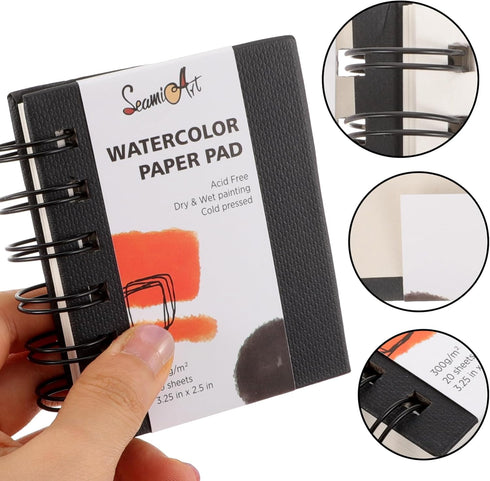 EXCEART Drawing Book Watercolor Painting Sketchbook Blank Sketch Book Art Drawing Notebook Spiral Sketch Book Painting Sketch Book Drawing Sketchb...