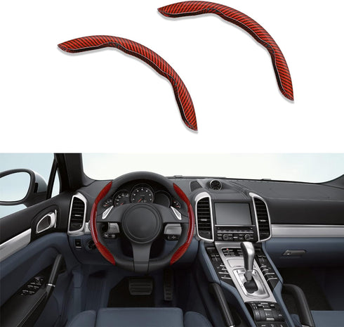 Steering Wheel Cover, Segmented Steering Wheel Protector, Carbon Fiber Anti-Slip and Durable Butterfly Cover, Universal Car Interior Accessories F...