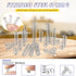 Swpeet 150Pcs 5 Sizes Compression Springs Assortment Kit, Mini Stainless Steel Extension Springs for Shop and Home Repairs, 0.39" to 1.97" Length,...