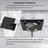 Invisible Wireless Charger5-15MM, Under Desk 10W Furniture Wireless Charging Pad for Magsafe iPhone 13/12 (with PD Adapter) (5-15MM Without Deskto...