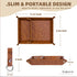 PU Leather Tray and Keychain Desktop Storage Organizer for Men, Gifts for Dad Husband Him for Birthday Anniversary from Daughter Son Wife, Unique ...