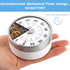 Visual Timer with Bracket, Chef Cooking Timer Clock with Loud Alarm, No Batteries Required, 100% Mechanical - Magnetic Backing, Exquisite Stainles...