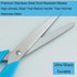 Scissors,Office Scissors All Purpose Ergonomic Design Comfort-Grip Handles Sharp Scissors For Office Home Craft Sewing Fabric Supplies School Stud...
