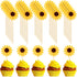 60 Pieces Sunflower Cupcake Toppers Yellow Flower Cake Picks Sunflower Toothpicks Summer Food Picks for Wedding Party Supplies Birthday Cake Decor...