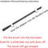 EZ SPARES 25-inch Flexible Vacuum Crevice Attachment Crevice Tool Crevice Brush Tool Kit for All 1-1/4" or 1-3/8"(32mm-35mm) Vacuum Hoses...