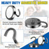 Grtard Magnetic Hooks Heavy Duty, 110 lbs Strong Magnet Hook for Cruise Cabins, Large Magnetic Hooks, Magnets with Hooks for Hanging, Cruise, Curt...