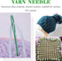KYUEWRT 10Pcs Yarn Darning Tapestry Needle,Large Big Eye Weaving Needle Bent Needles with Aluminum Storage Tube......