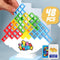 48 Pcs Tetra Tower Balance Stacking Blocks Game, Board Games for 2 Players+ Family Games, Parties, Travel, Kids & Adults Team Building Blocks Toy...
