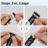 Smart Watch Band Fixing Rings, 8 Pack 20mm Watch Strap Silicone Security Connector Rubber Watch Band Secure Holder Loops Keeper Fastener Rings Rep...