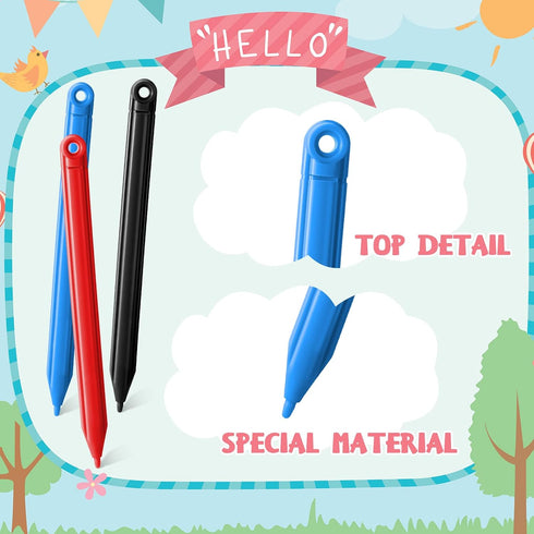 28 Pcs Replacement Stylus Drawing Pen and Lanyard Set for Tablet Writing Tablet LCD for Kids Drawing Board Drawing Pad, Doodle Pad, 4.7 Inch......