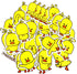 Lovely Little Yellow Duck Stickers 30pcs Decals for Laptops Water Bottles Toys and Gifts for Teens,Girls,Perfect for Laptop,Phone,Skateboard,Trave...