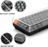 Geekria 65% Keyboard Dust Cover, Clear Acrylic Keyboard Cover for 68 Key Computer Mechanical Keyboard, Compatible with Keychron K7 Keyboard, Keych...
