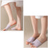 Women Open Toe Half Socks Cotton Peep Toe Mule Sandal Sock for Clogs Flip Flop Slide Slipper Liner Sock 5-9 (1orange1black1white1brown1purple)...