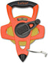 Crescent Lufkin 1/2" x 30m/100' Hi-Viz Orange Fiberglass SAE/Metric Dual Sided Tape Measure - FM030CME...