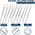 250 Pack Premium Paper Clips of 2 Inch Large Size - Jumbo 2” Silver Paperclips, Rust-Resistant Smooth Nickel Plated Clips, Essential for Organizat...