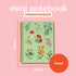 ban.do Rough Draft Mini Spiral Notebook with Saying, 8.5" x 6.75" with Pockets and 160 Lined Pages, Botanical Green...