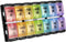 FGcase AM PM Weekly 7 Day Pill Organizer, Large Daily Pill Cases Pill Box with Easy Push Button, Pill Reminder Container for Medicine, Vitamin, Pi...