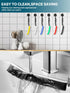 Premium 6Pcs Colorful Hard Bristle Crevice Cleaning Brushes, Multifunctional Crevice Cleaning Tools, Designed for Cleaning Narrow Spaces, Suitable...