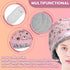 Heat for Deep Conditioning, Oil Treatment Electric Heat Hair Steamer Intelligent Temperature Control Hair Care Hat Portable Hair SPA Detachable Ha...
