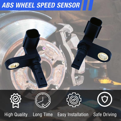 ABS Wheel Speed Sensor Front Rear Right Compatible with 2007-2017 Toyota Tundra 2008-2017 Sequoia Passenger Side ABS Sensor # 89542-0C020 ALS1790...
