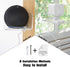 SIPRDE Acrylic Small Wall Shelf Set of 3 for Security Cameras, Speakers, Baby Monitors & More - 4'' Universal Adhesive Shelf Easy to Install No dr...