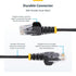 StarTech.com 10 ft CAT6 Cable - Slim CAT6 Patch Cord - Blue Snagless RJ45 Connectors - Gigabit Ethernet Cable - 28 AWG - LSZH (N6PAT10BLS)...