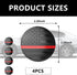 4PCS American Flag Car Wheel Center Caps,Wheel Hub Caps Sticker Compatible with 56mm/2.2 Inch Wheel Hub Caps,Automotive Exterior Accessories Cente...