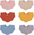 6 Pack Baby Bibs Baby Drooling Bibs 4-Layer Bibs Unisex Baby Feeding Bibs Adjustable Teething Drooling Bibs Solid Color Bibs...