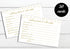 Wedding Advice and Well Wishes - Gold Confetti (50-Cards)...