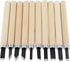 OriGlam 10pcs Professional Wood Carving Chisel Set, Carbon Steel Wood Carving Tools, Woodworking Chisels Wood Chisel Kits, Power Grip Carving Tool...