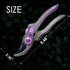 8.46" Bypass Pruning Shears Teflon Coating Blade Hand Size Adjustment Garden Hand Pruner Internal Spring Heavy Duty Anvil Effort-saving Ergonomica...