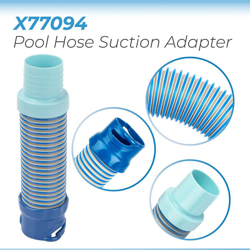ANTOBLE X77094 Pool Vacuum Hose Adapter for Zodiac MX6 MX8 Pool Cleaner, Swimming Pool Suction Adapter Leaf Catcher Hose Adaptor...