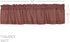 VHC Brands Patriotic Patch Plaid Valance 16x72 Country Curtain, Deep Red...