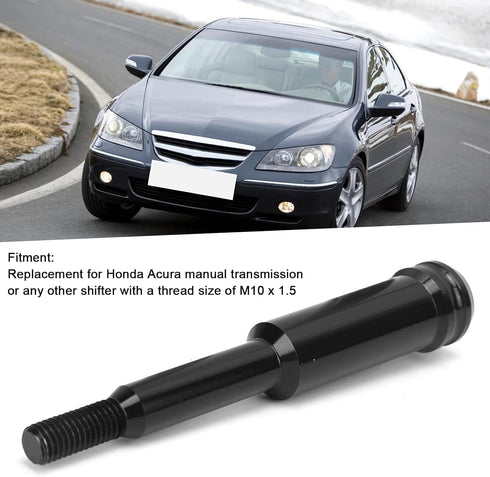 Aramox Gear Shift Lever Extender, Gear Shift Lever Extender Replacement for Honda Acura Manual Transmission Shifter M10x1.5 Thread (Black)...