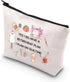 BDPWSS Sewing Gift Sewing Cosmetics Bag Yes I Do Have A Retirement Plan I Plan On Quilting Makeup Bag For Sewing Lovers Gift (Retirement plan)...