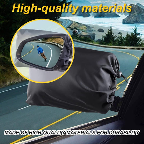 Car Side Mirror Snow Cover, 2Pack Waterproof Auto Exterior Rear View Protection, Windproof Mirror Guard Defense Ice Frost Sunlight, Car Winter Acc...