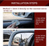 2 PCS Car Blind Spot Mirror, 1.9In x 1.9In HD Convex Frameless Glass PC Vehicle Rearview Mirrors Accessories with 3M Adhesive, Universal Fan-shape...