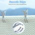 Coideal Beach Towel Chair Clips - 10 Pack Pool Cover Clips Stainless Steel Quilt Clamps Metal Large Heavy Duty Clothes Pins Windproof for Sunbed L...